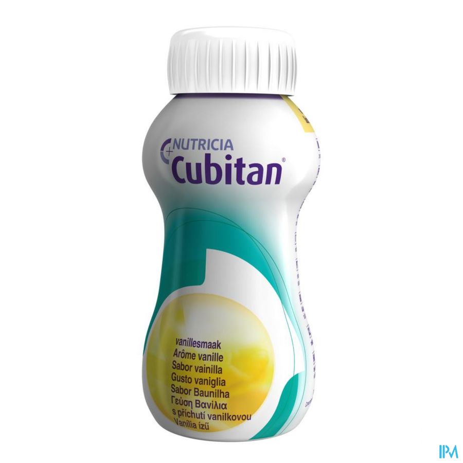 Cubitan Goût Vanille Bouteilles 4x200ml