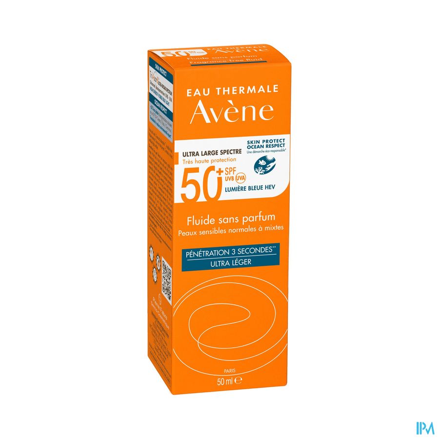 Eau Thermale Avène - Fluide sans parfum SPF 50+