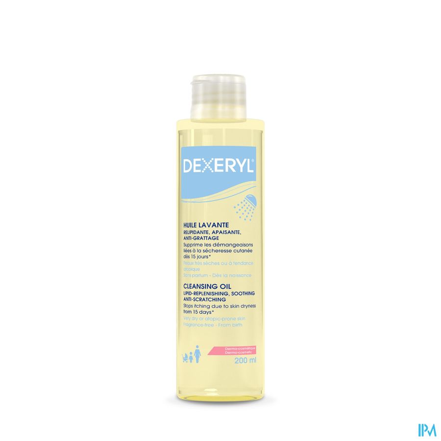 DEXERYL HUILE LAVANTE 200ML Hygiène peau sèche et à tendance atopique