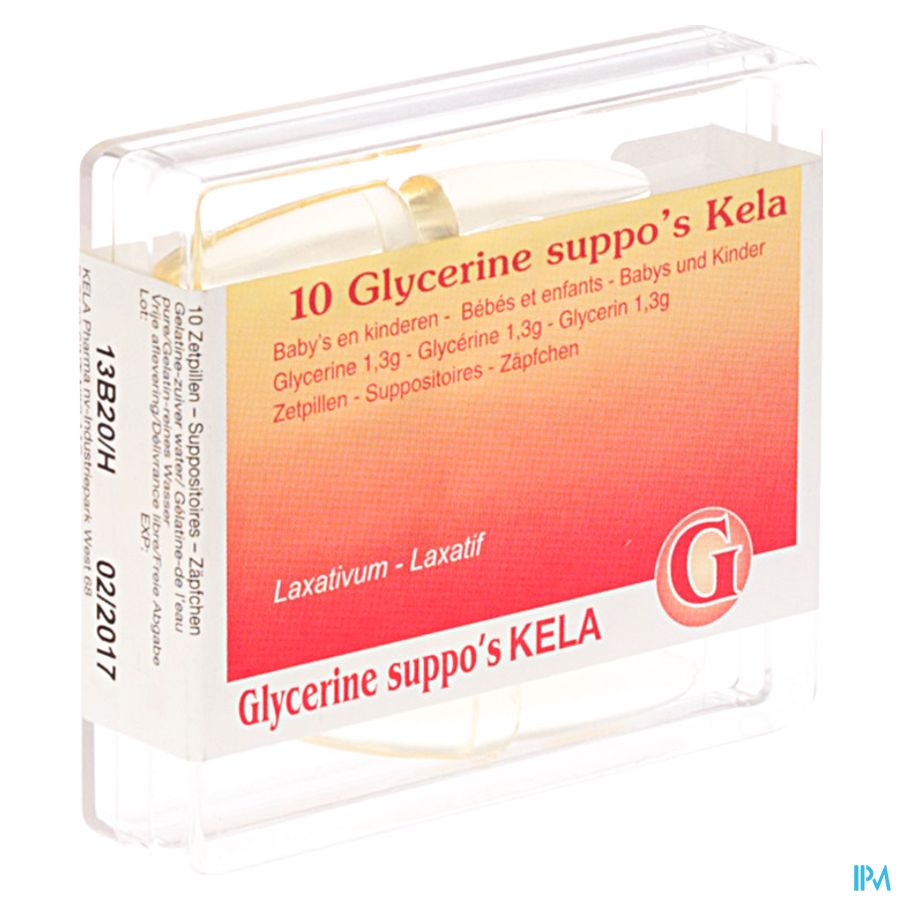 Glycerine Kela Pharma Bébés enfants Laxatifs  suppositoires