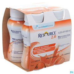 Resource 2.0 Abricot 4x200ml 12100545