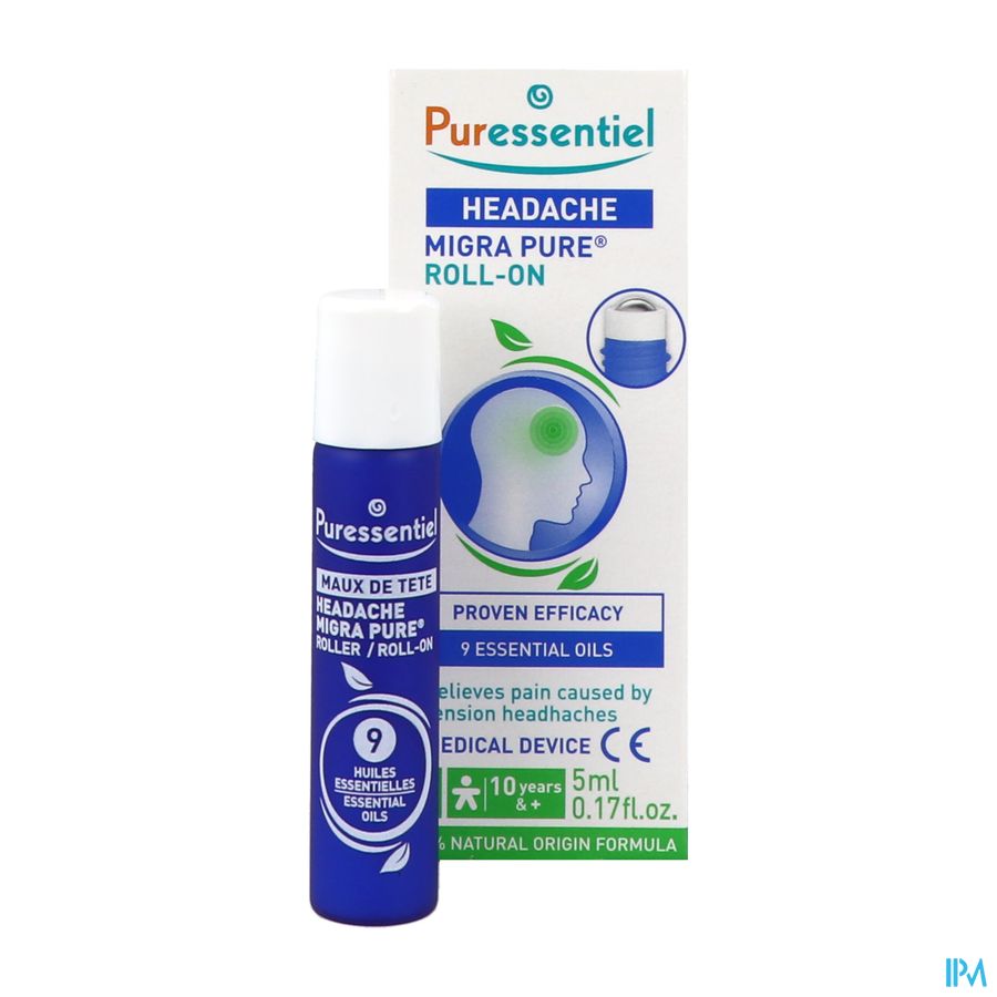 Puressentiel Roller Maux Tete 9 Hle Ess 5ml