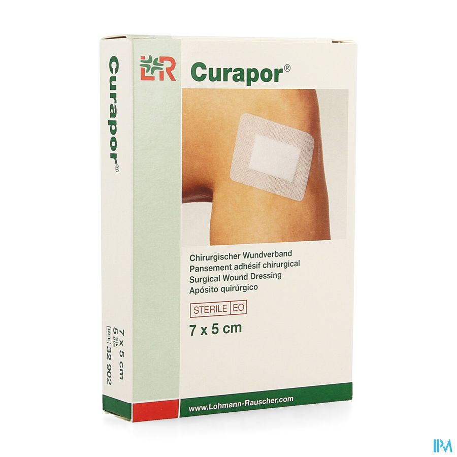 Curapor Pans Chirurg. Sterile 7cmx 5cm 5 32902