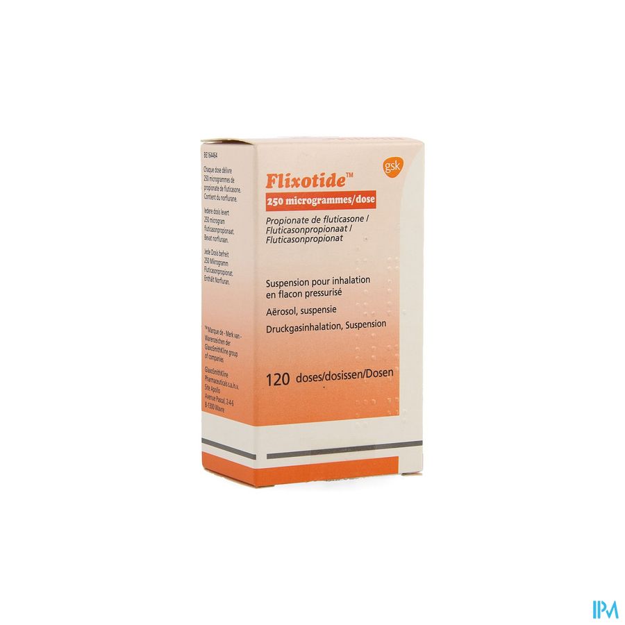 Flixotide 250 Inhal Dos 120x250mcg