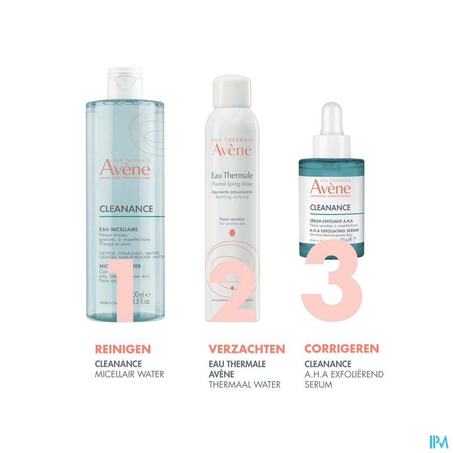 Eau Thermale Avène CLEANANCE Sérum exfoliant A.H.A - Anti-imperfections, anti-marques pour les peaux sensibles à imperfections