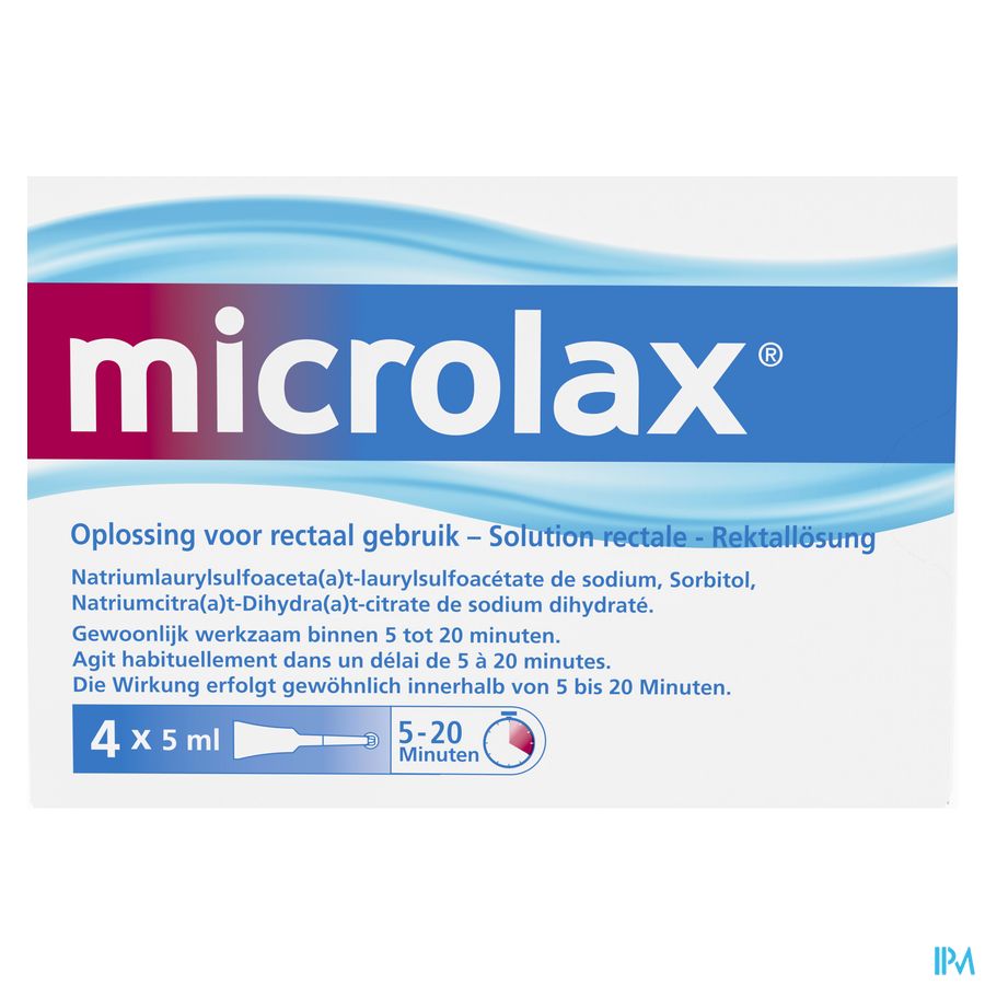 Microlax 4 X 5ml
