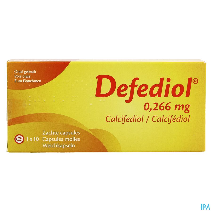 Defediol 0,266mg Caps Molle 10