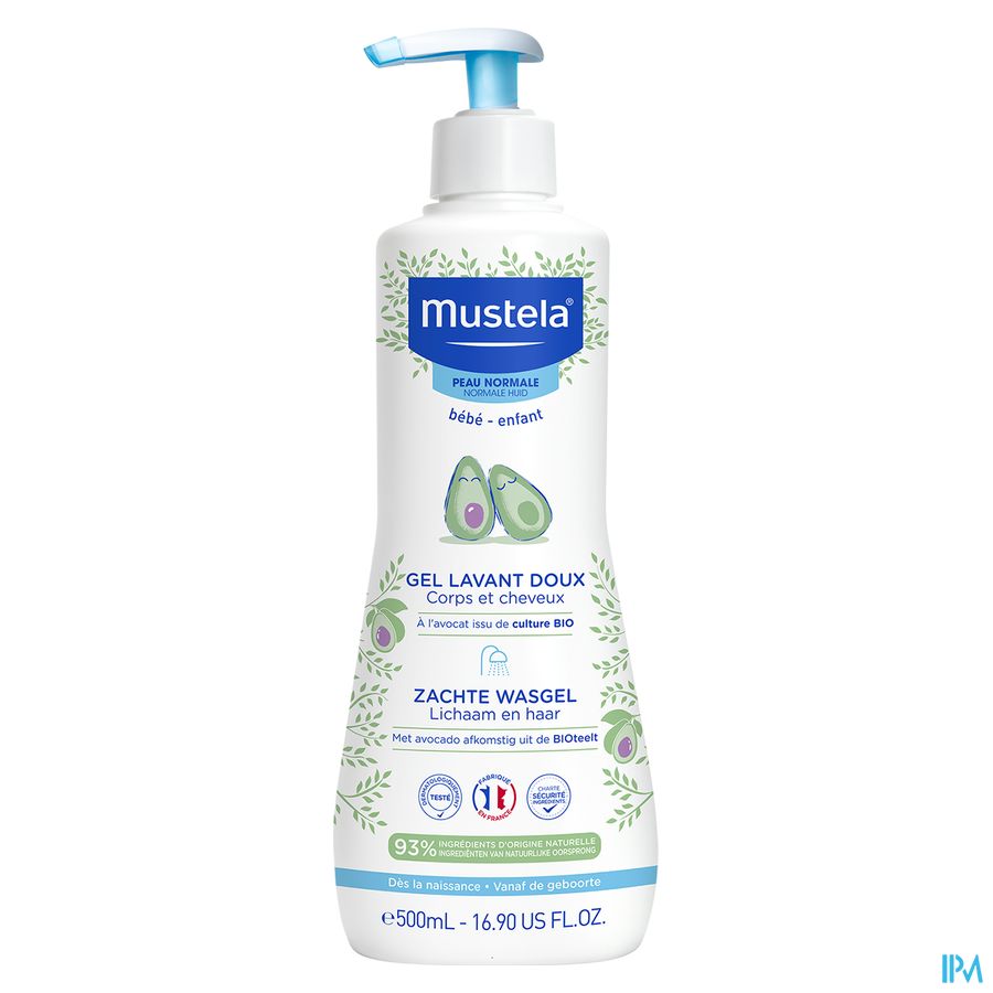 Mustela gel lavant doux - Peau normale 500 ml