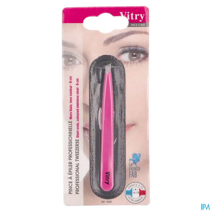 PINCE A EPILER PROF. MB INOX COULEUR
