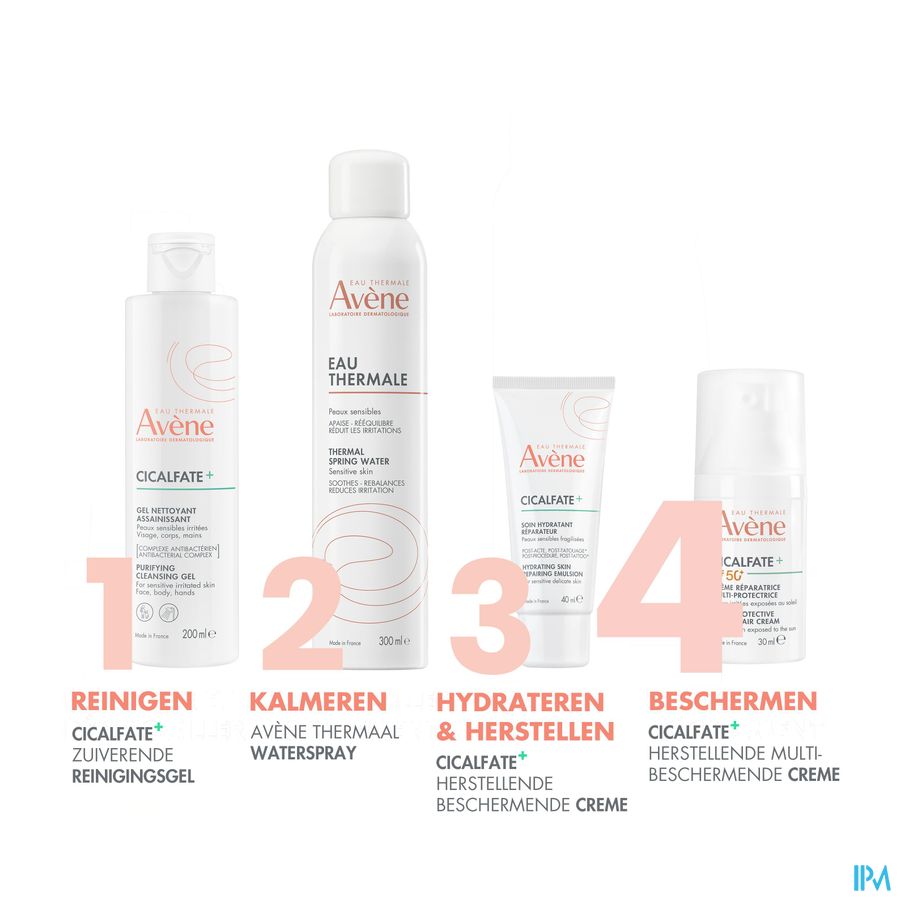 Eau Thermale Avène CICALFATE+ Crème réparatrice multiprotectrice SPF 50+ - Peaux irritées, exposées au soleil