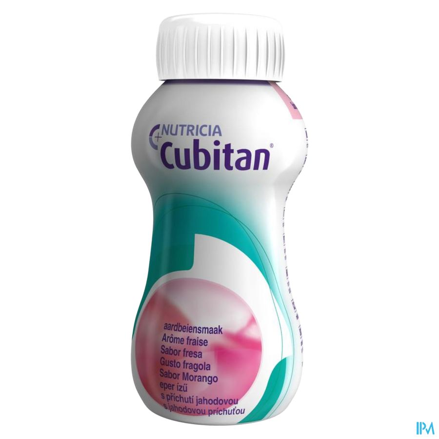 Cubitan Goût Fraise Bouteilles 4x200ml