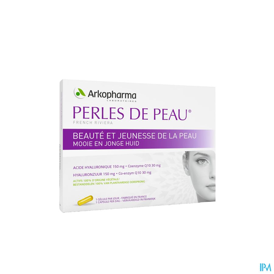 Perles De Peau Acide Hyaluron.+coenzyme Q10 Caps30