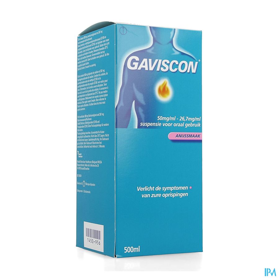 Gaviscon Anis Susp Buv 500ml