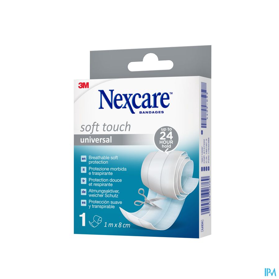 Nexcare 3m Universal Soft Touch Pansement 1mx8cm 1