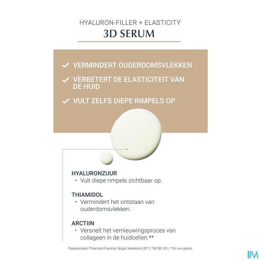 Hyaluron-Filler + Elasticity 3D Sérum Anti-Rides & Anti-Âge avec pompe 30ml