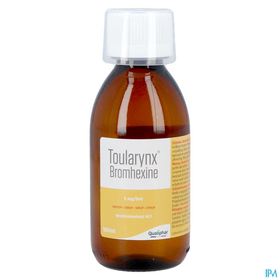 Toularynx Bromhexine 180 ml sirop toux grasse