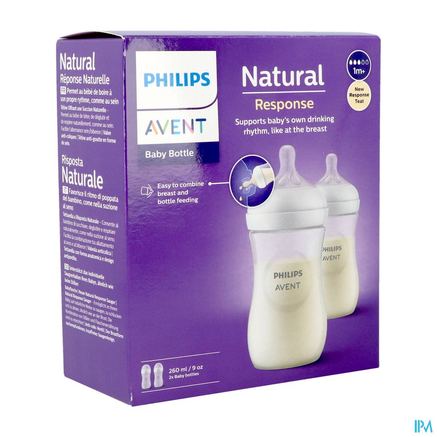 Philips Avent Natural 3.0 Biberon Duo 2x260ml
