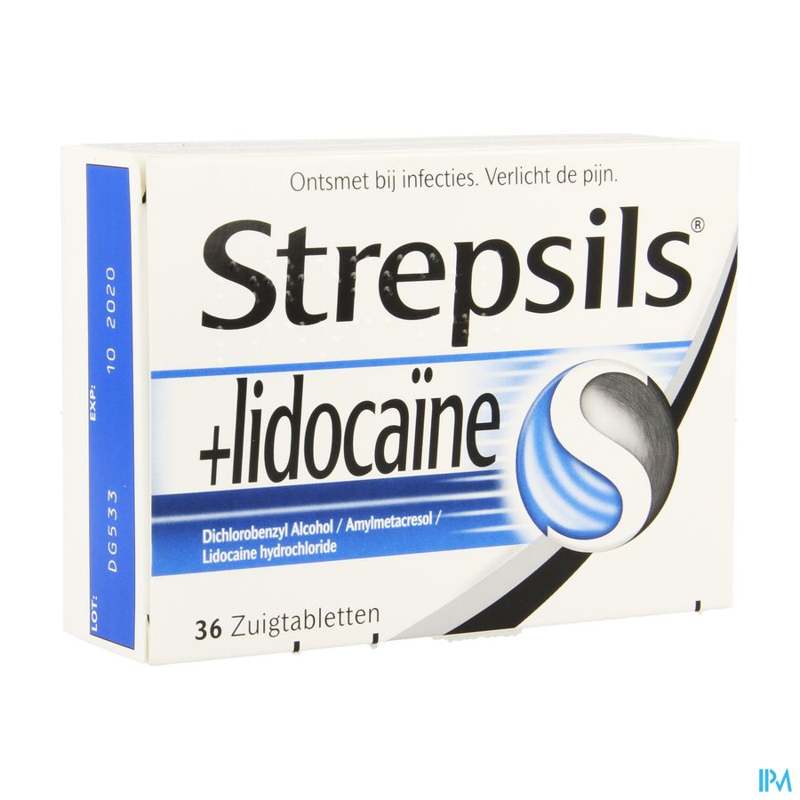 Strepsils + Lidocaine Past 36