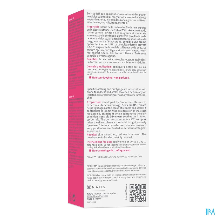 Bioderma Sensibio Ds+ Creme 40ml