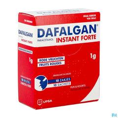 Dafalgan Instant Forte Fruits R. 1g Gran Sach 10