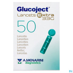 Glucoject l.extra 33g Lancettes 50