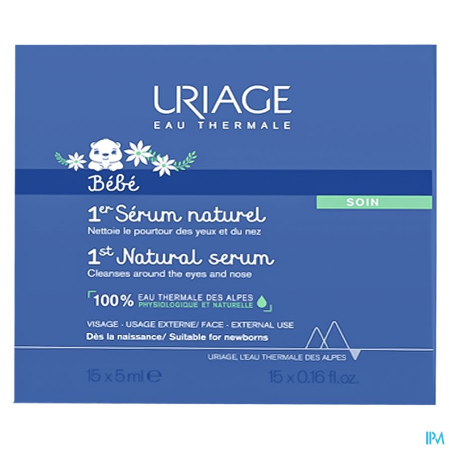 Uriage Bb 1er Serum Naturel 15x5ml