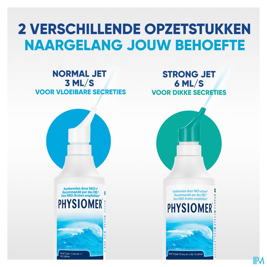Physiomer® Strong Jet Spray Nasal 210ml –Nez Bouché Lors D’Une Rhinosinusite