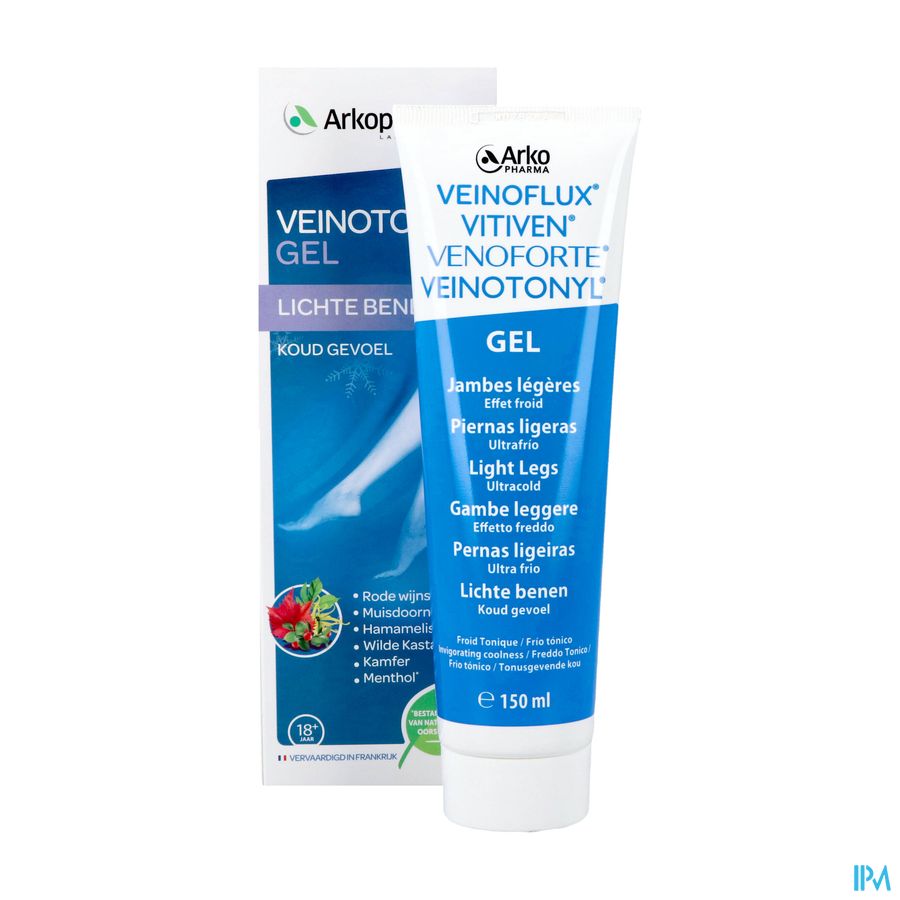 Veinotonyl Gel Jambes Legeres Effet Froid 150ml