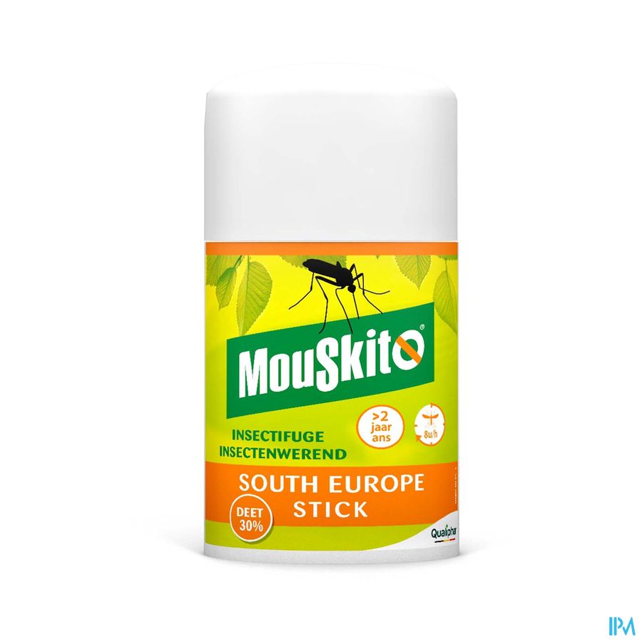 MOUSKITO® SOUTH EUROPE STICK 40 ML - Anti-Moustiques, Mouches, Guêpes - DEET 30%