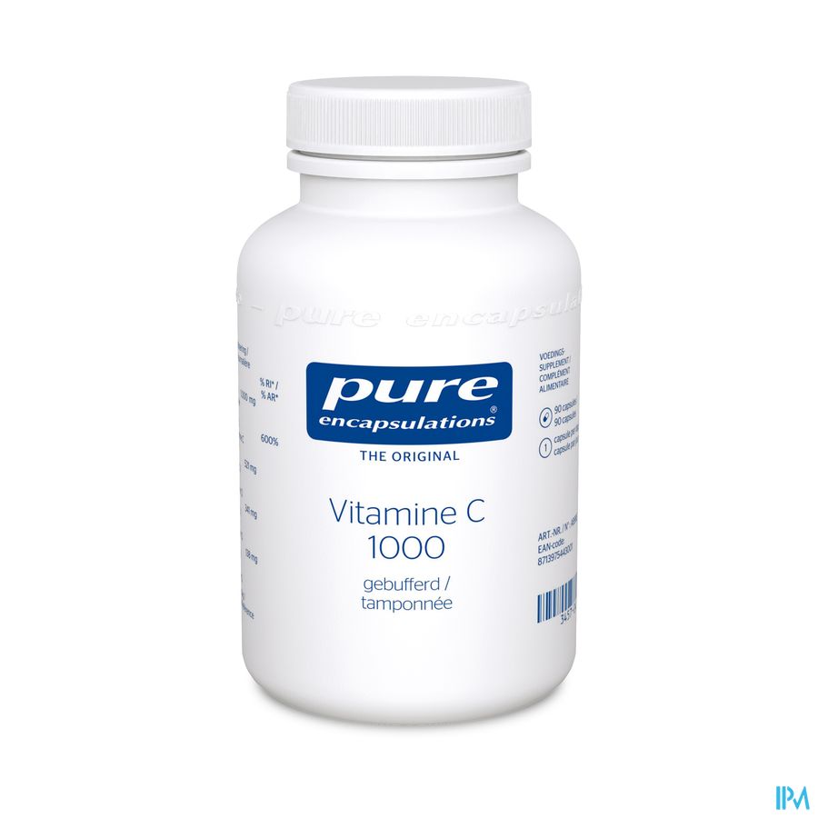 Pure Encapsulations Vit C 1000 Tamponnee Caps 90