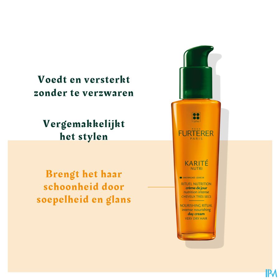 René Furterer - Crème de jour nutrition intense - Soin nourrissant au beurre de Karité - KARITE NUTRI