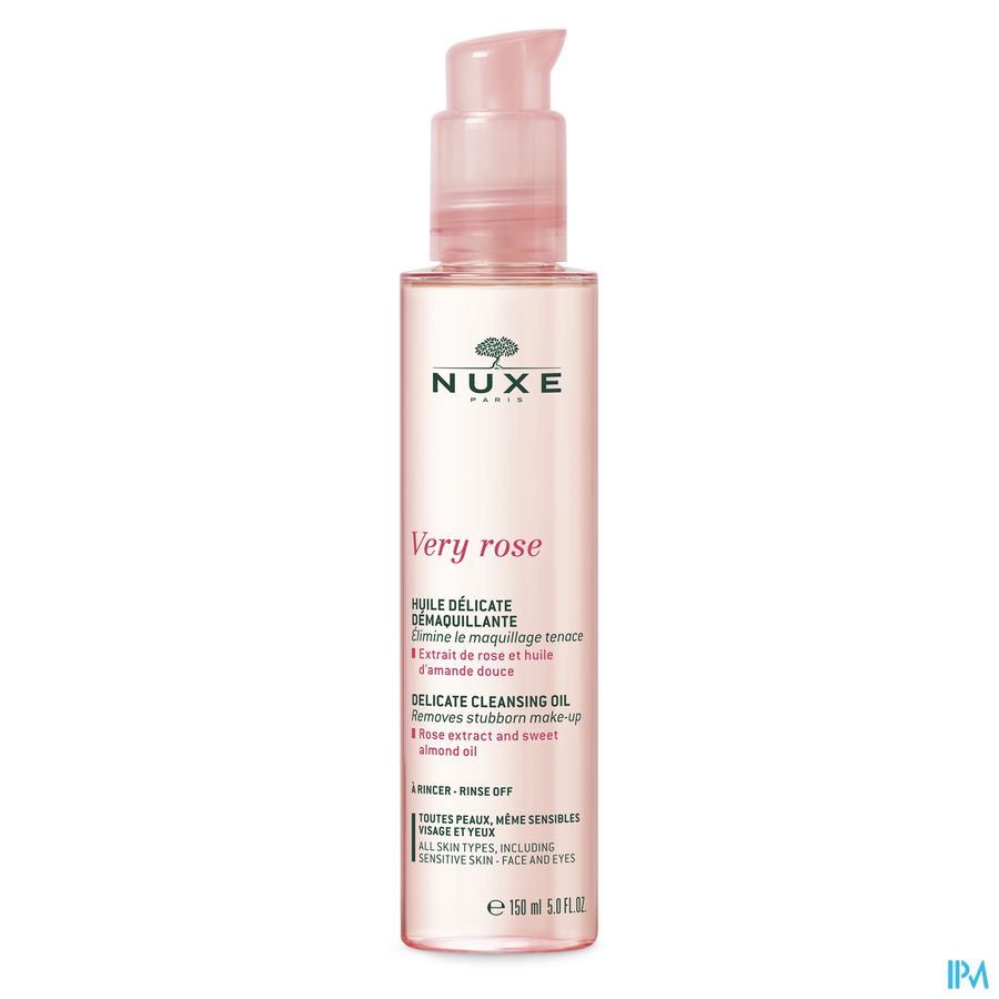 Nuxe Very Rose Huile Delicate Demaquillante 150ml