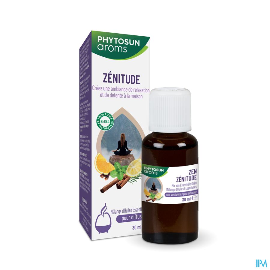 Phytosun® Mélange D’Huiles Essentielles – Zenitude – 30 ml – Relaxation & Détente