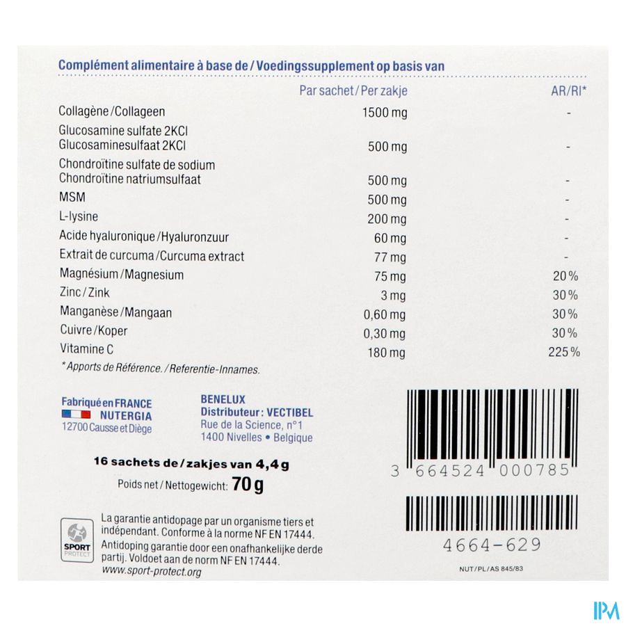 Ergycartil Fort Sach 16