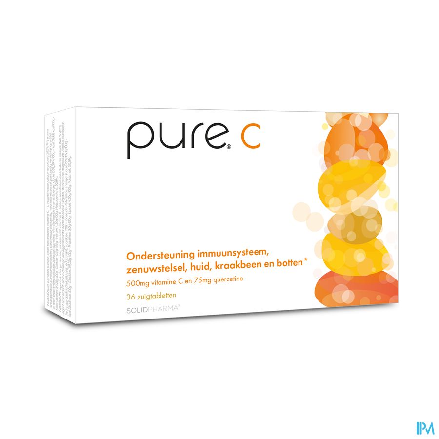 Pure C 36 comprimés à sucer vitamine C avec quercétine