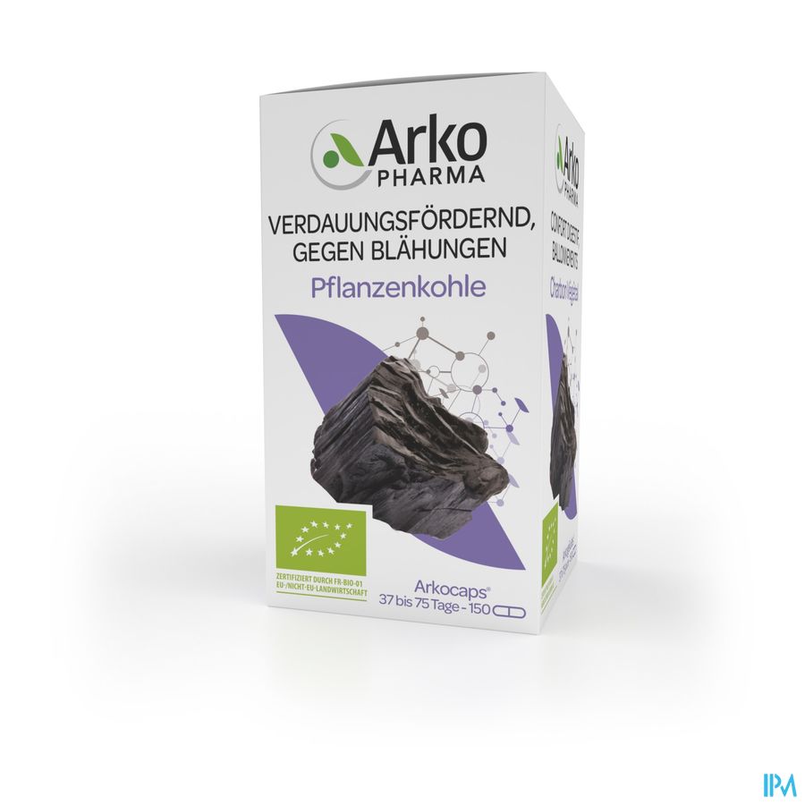 Arkogelules Charbon Vegetal Bio Caps 150