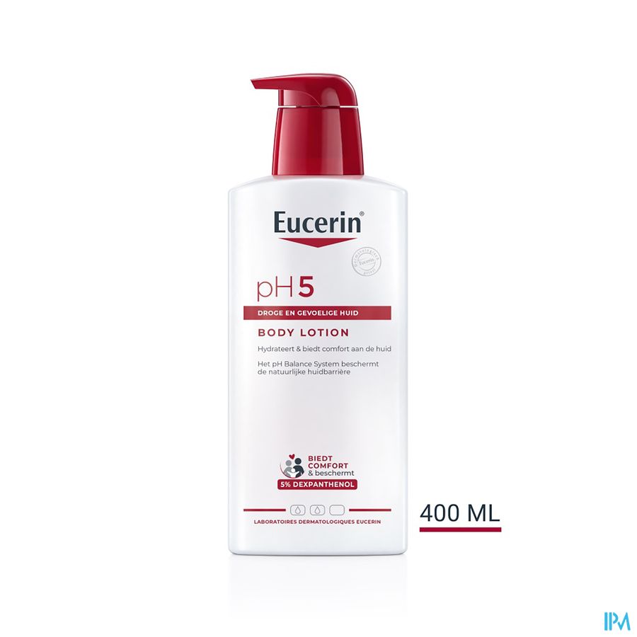 pH5 Lait Corporel Peau Sèche et Sensible avec pompe 400ml