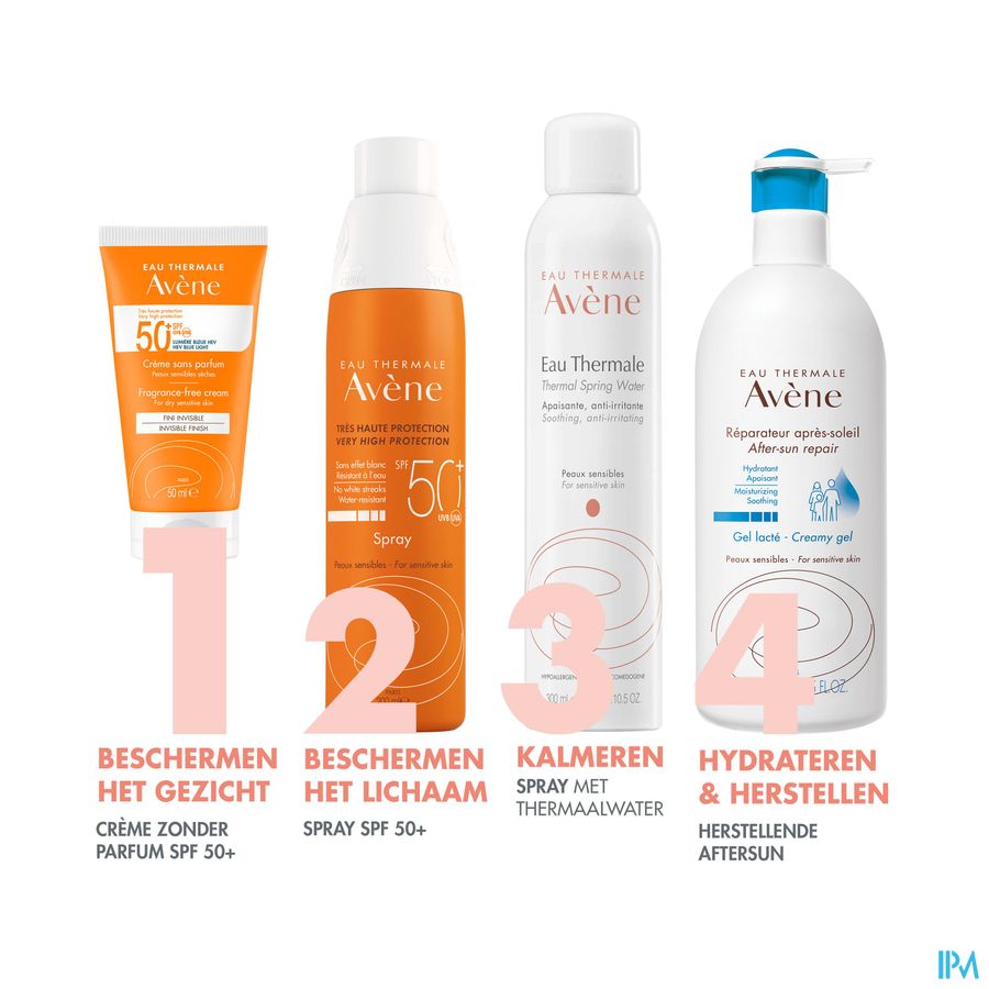 Avène Solaire Crème sans parfum SPF50+ Très Haute protection visage 50ml