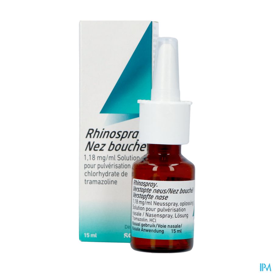 Rhinospray Nez Bouche 1,18mg/ml Spr Nasal Sol 15ml