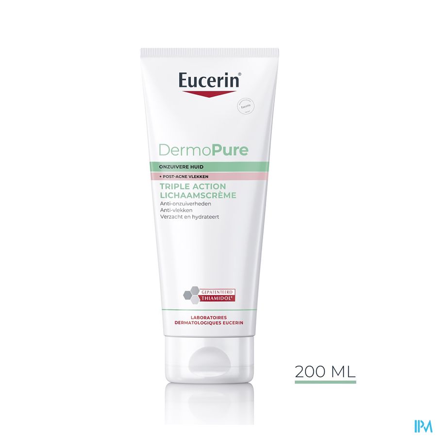 Eucerin Dermopure Creme Corps Triple Action 200ml