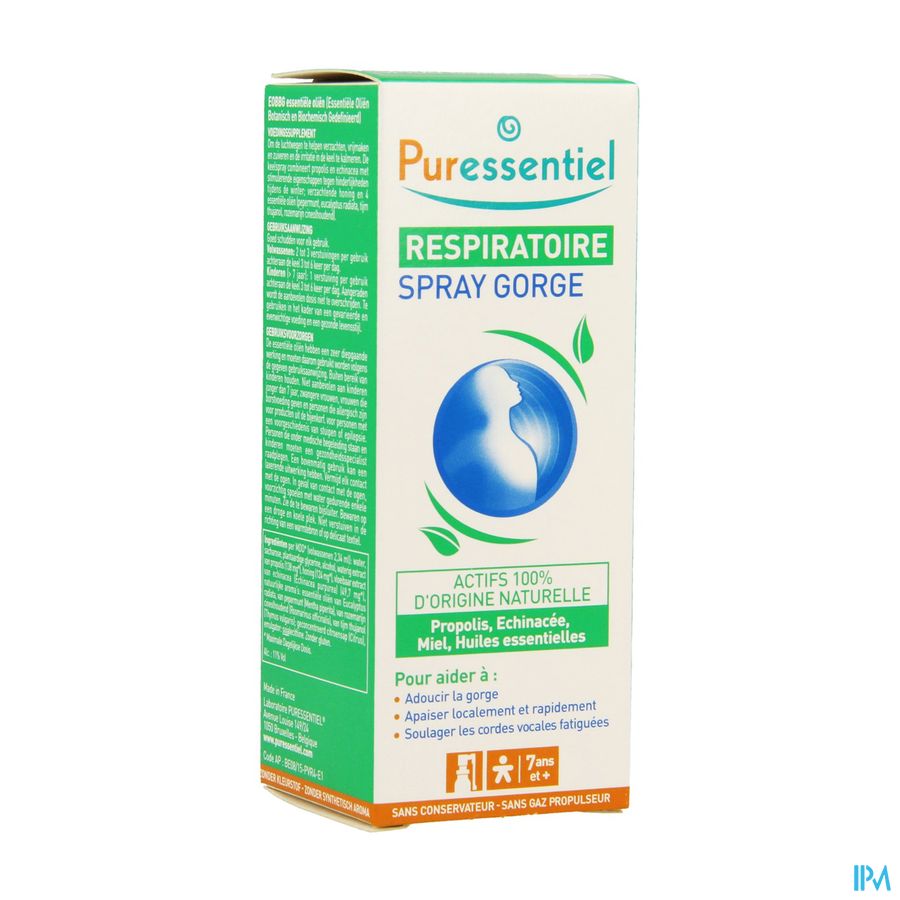 Puressentiel Respiratoire Spray Gorge 15ml