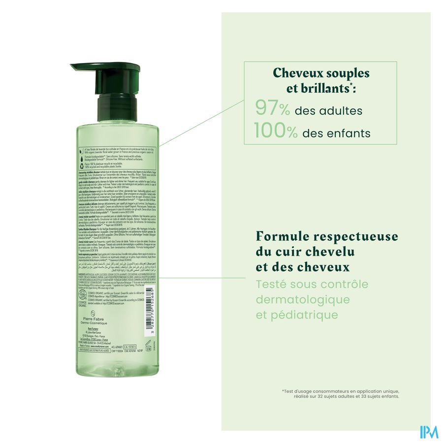 René Furterer  - NATURIA Shampooing micellaire douceur - Shampoing ultra doux sans sulfates pour tous types de cheveux