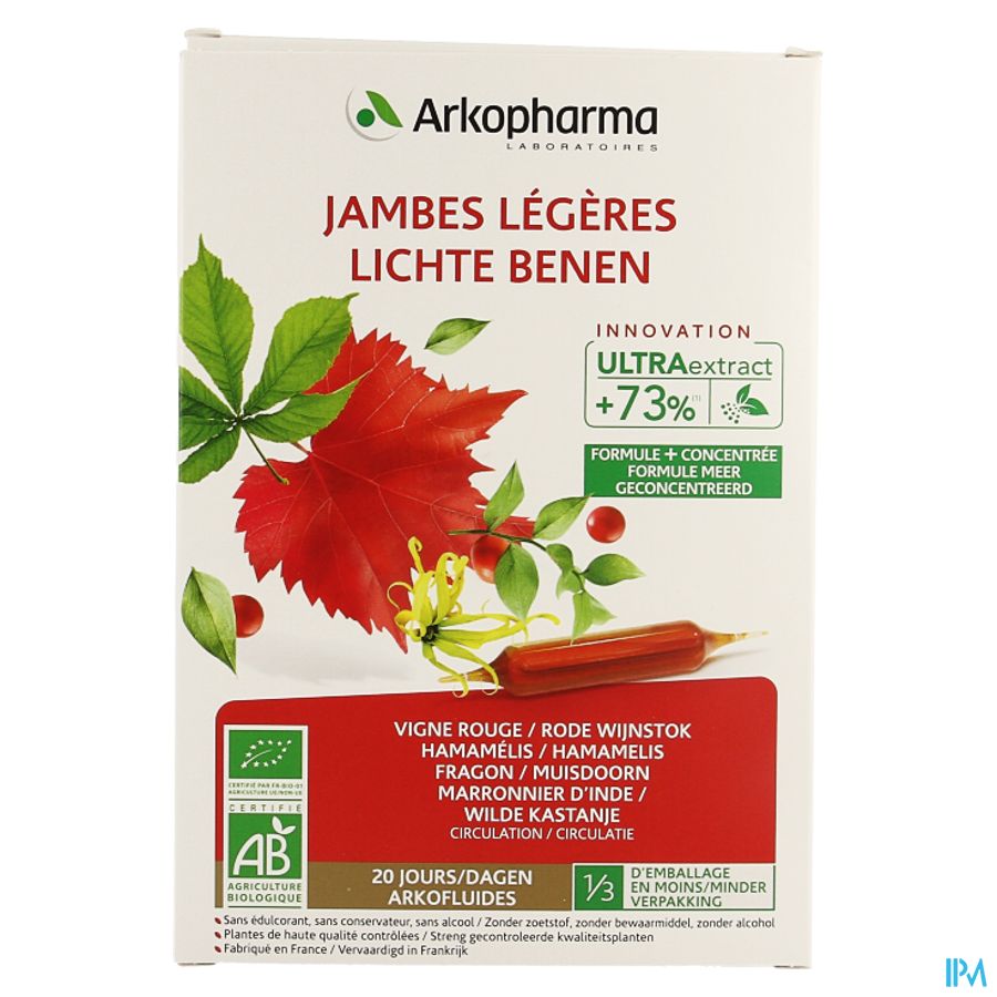 Arkofluide Jambes Legeres Bio Nf Amp 20