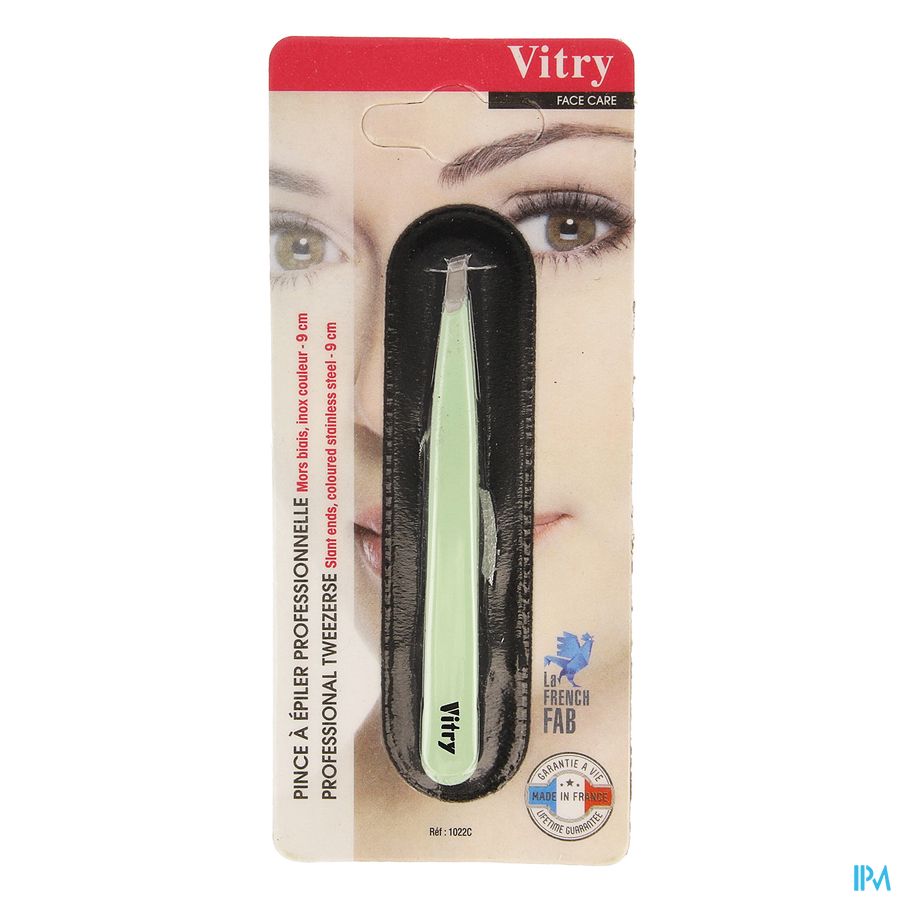 PINCE A EPILER PROF. MB INOX COULEUR