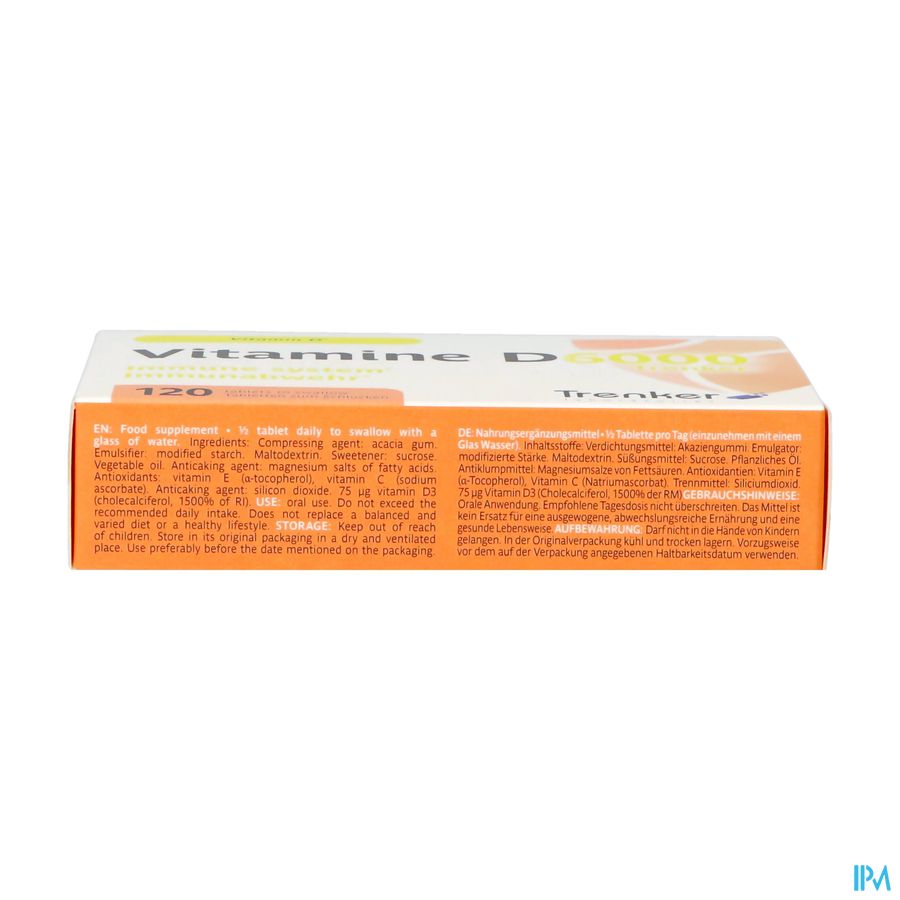 Vitamine D6000 Trenker Comp 120 Nf