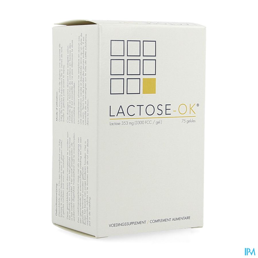 Lactose Ok Caps 75x353mg 5744 Revogan