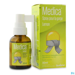 Medica spray pour la gorge Lemon 30 ml - mal de gorge