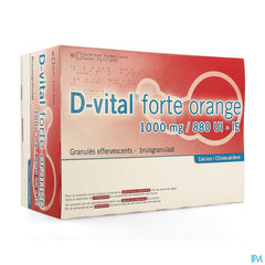 D-vital Forte Orange 1000mg/880ui Sach 90