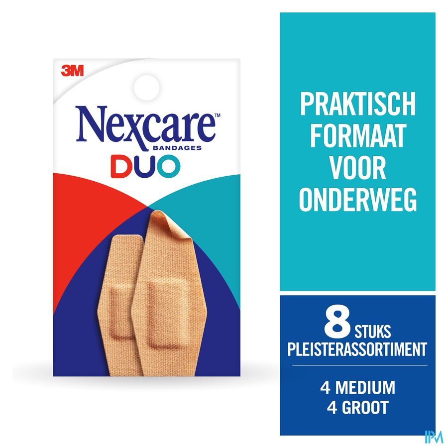 Nexcare 3m Duo Pansement Assortiment 8