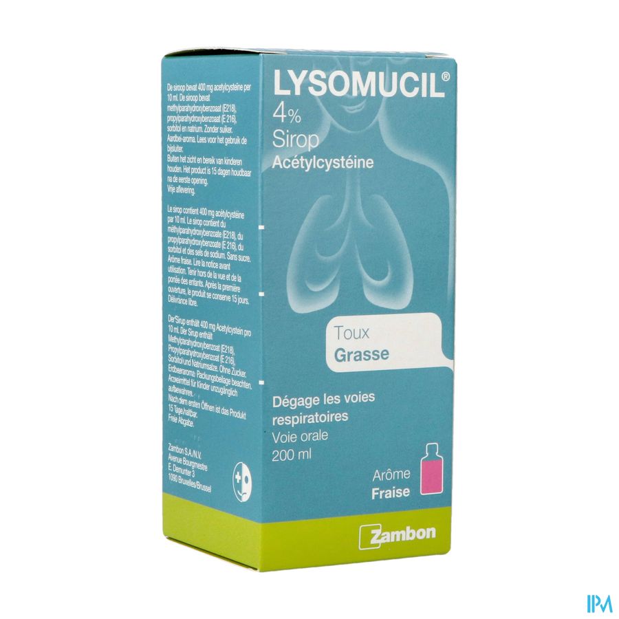 Lysomucil 4% Sirop 200ml